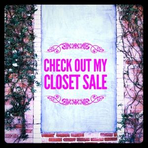 Closet Sale Items 2/$10, 2/$12, 2/$14, and 2/$20